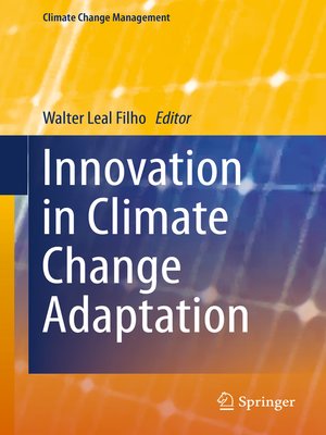 cover image of Innovation in Climate Change Adaptation